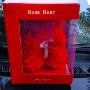 Rose Bear Valentine's Love Gift